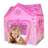 Casita Techo Princesas Rosa Casa Juego Nena Carpa Pvc Iplay