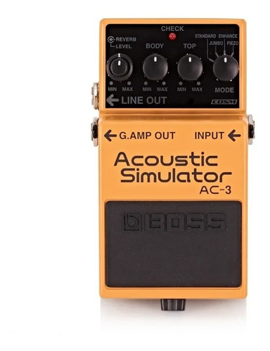 Ac-3 Acoustic Simulator Boss Pedal De Efecto