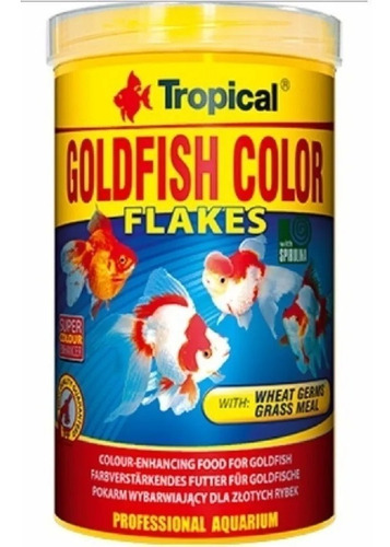 Tropical Alimento Goldfish Color Escamas 200g Pez Agua Fria