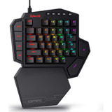 Teclado Mecánico Rgb Juegos Una Mano Redragon K585 Diti, C 7