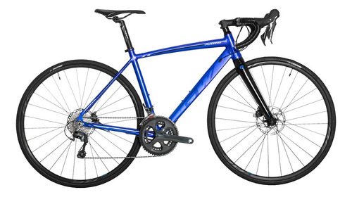 Bicicleta Ruta Flamma Azul Disco Tiagra 10v Obsequio Jersey