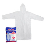 Kit 30 Capas De Chuva Descartável Transparente Unissex