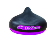 Asiento Bicicleta Bkzam Mtb Sport Ancho Violeta