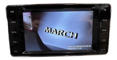 Central Multimídia Original Nissan New  March  2015 2021