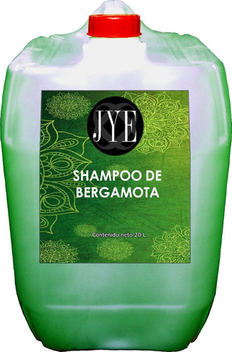 Shampoo De Bergamota Organico Jye   Puro A Granel 20 Litros