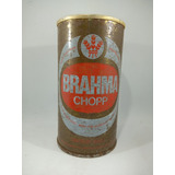 Antiga Vintage Lata Ferro Cerveja Brahma Chopp 