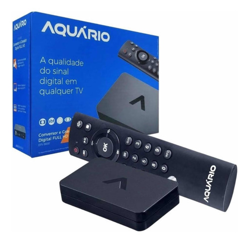 Conversor Digital Gravador Aquário Full Hd C/ Hdmi Dtv-9000