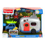 Little People Camper De Aventura Y Aprendizaje Fisher Price Color Azul