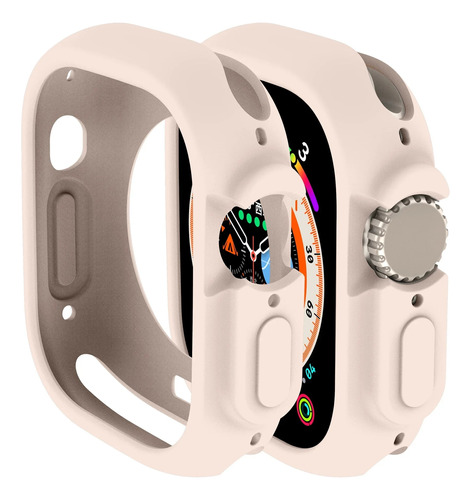 Funda De Silicona Blanda Para Apple Watch9 8 Ultra