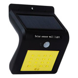 Reflector Luz Led Solar Exterior Pared Sensor Movimiento