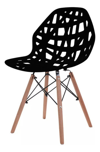  Sillas De Diseño Eames Akron Color De  Estructura  Negro