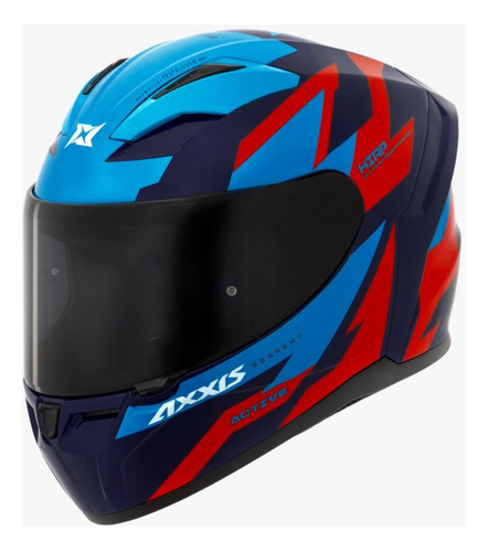 Capacete Moto Fechado Axxis Diversos Grafico +1 Viseira Fumê