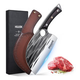 Huusk Cuchillos De Japón, Cuchillo De Chef Serbio Mejorado