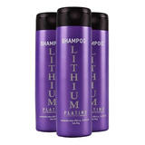 3 Shampoo Platinum Matizador 