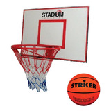 Tablero Y Aro De Basquet Mas Pelota  Basket Striker N 3
