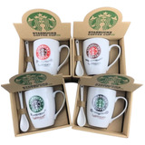 Taza De Café De Cerámica Con Logo De Star.bucks 350ml 