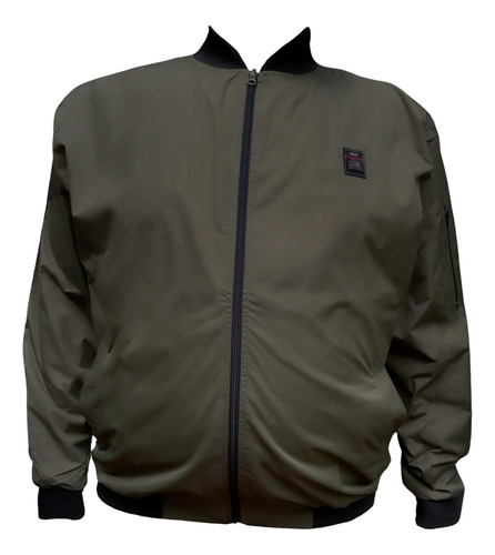 Campera De Microfibra Bomber Talle Grande Especial Premium