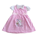 Conjunto Algodón Vestido Y Polera Manga Corta / 2-3 Años