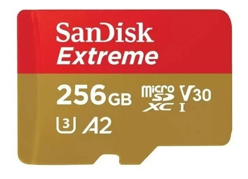 Tarjeta Memoria Sandisk  Micro Sd 256gb Extreme 4k Microsdxc