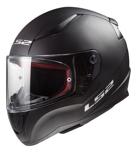 Casco Moto Integral Ls2 353 Rapid Solid Negro Mate 