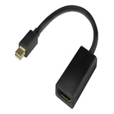 Conversor Mini Displayport (thunderbolt) Para Hdmi Preto Mac