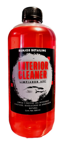 Interior Cleaner, Limpiador De Plasticos En Tu Auto 500ml