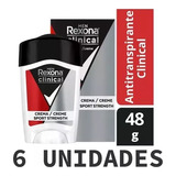 6 Unid Rexona Clinical Men Sport 48g Hombre En Crema