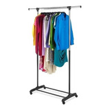 Rack Organizador Estante Exhibidor De Ropa Con Ruedas 