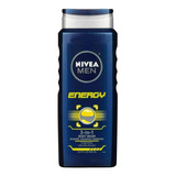 Nivea Men's Energy Body Wash Con Extracto De Menta Y Madera 