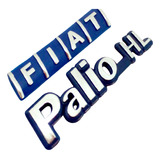 Insignia Emblema Fiat Palio Hl 97/00 Marco Azul