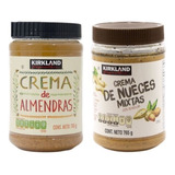 Crema De Almendras Y Crema Nueces Mixta Kirkland Duo Pack  