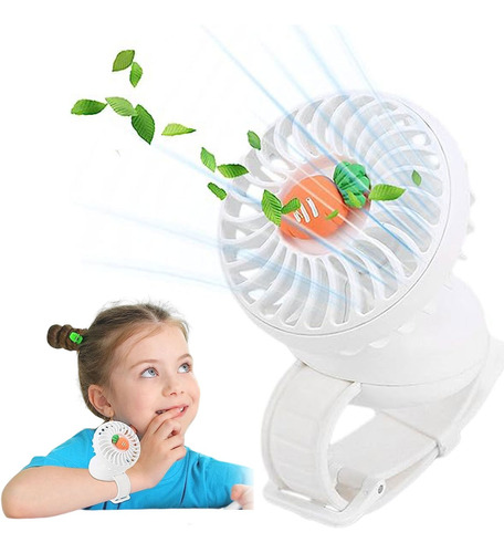 Mini Ventilador De Recargable Ventilado Portátil Para Niños