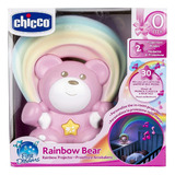 Proyector Musical Para Niños Chicco Pink Rainbow Bear