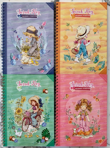 Cuaderno Universitario A4 Tapa Dura Sarah Kay Original Setx4