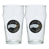 Kit 2 Copos Pint Pub Para Chopp Goose Island 570ml - Oficial