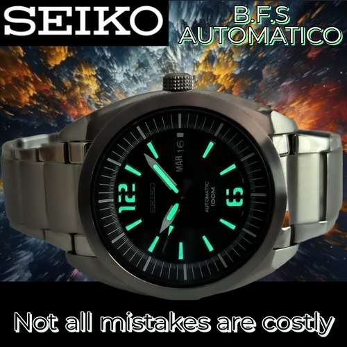 Seiko Big Freaking Snkf07 Automático 46mm