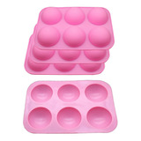 Meia Bola Esfera Silicone Bolo Molde Molde Decoração 7221