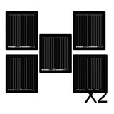 2 X 5 Piezas Tablero Solar Portátil De Batería Diy Banco