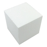 Cubo De Hule Espuma 50x50x50 Cm Beige, Pack 2