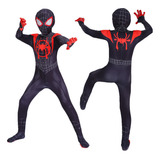 Traje De Spiderman Cosplay Adultos Medias Miles Morales2023