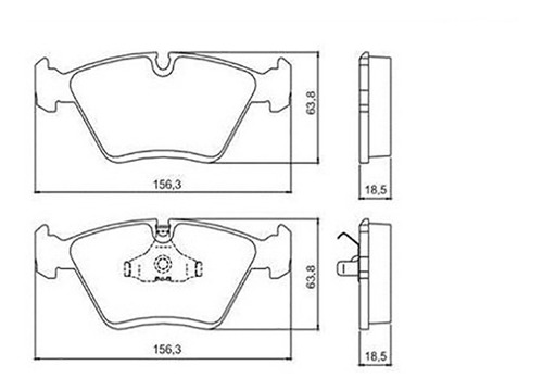 Pastillas Freno Delanteras Bmw Serie 3 (e46) 320 2.0d Foto 2