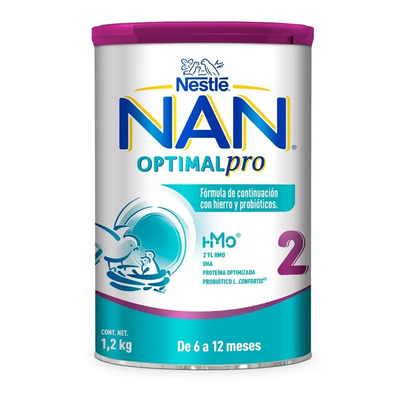Leche de fórmula en polvo sin TACC Nestlé Nan Opti pro en lata de 1 de 1.2kg - 6 meses a 1 años | Envío gratis