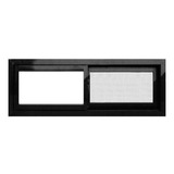 Ventana Herrero Negro C/mosquitero Maxialuminios 120 X 40