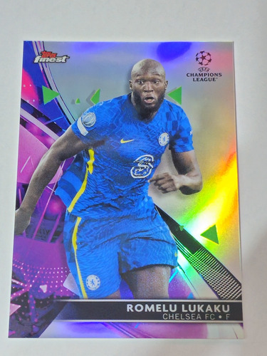 Romelu Lukaku Topps Finest Uefa Champions League 2021/22