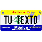 Placas Auto Metalicas Personalizadas Jalisco Magey