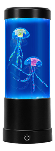 Led Dream Jellyfish - Aquário Redondo Real De 7 Cores Com Co