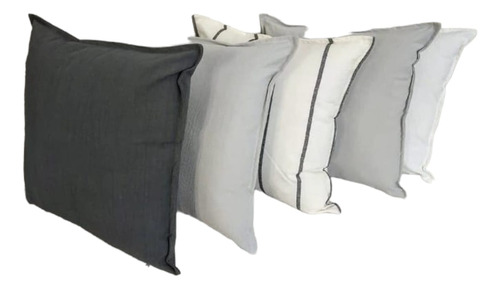 Fundas Almohadones 40x40 Tusor Set De 4