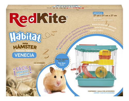 Jaula Habitat Venecia Para Hamster Fl9066