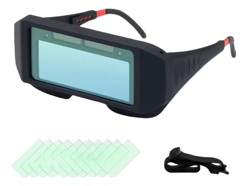 Lentes Para Soldar Con Oscurecimiento Automático + 10 Hoja