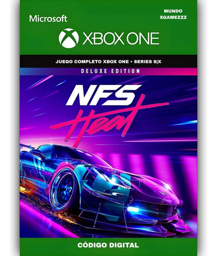 Need For Speed Heat Edicion Deluxe Xbox One - Series